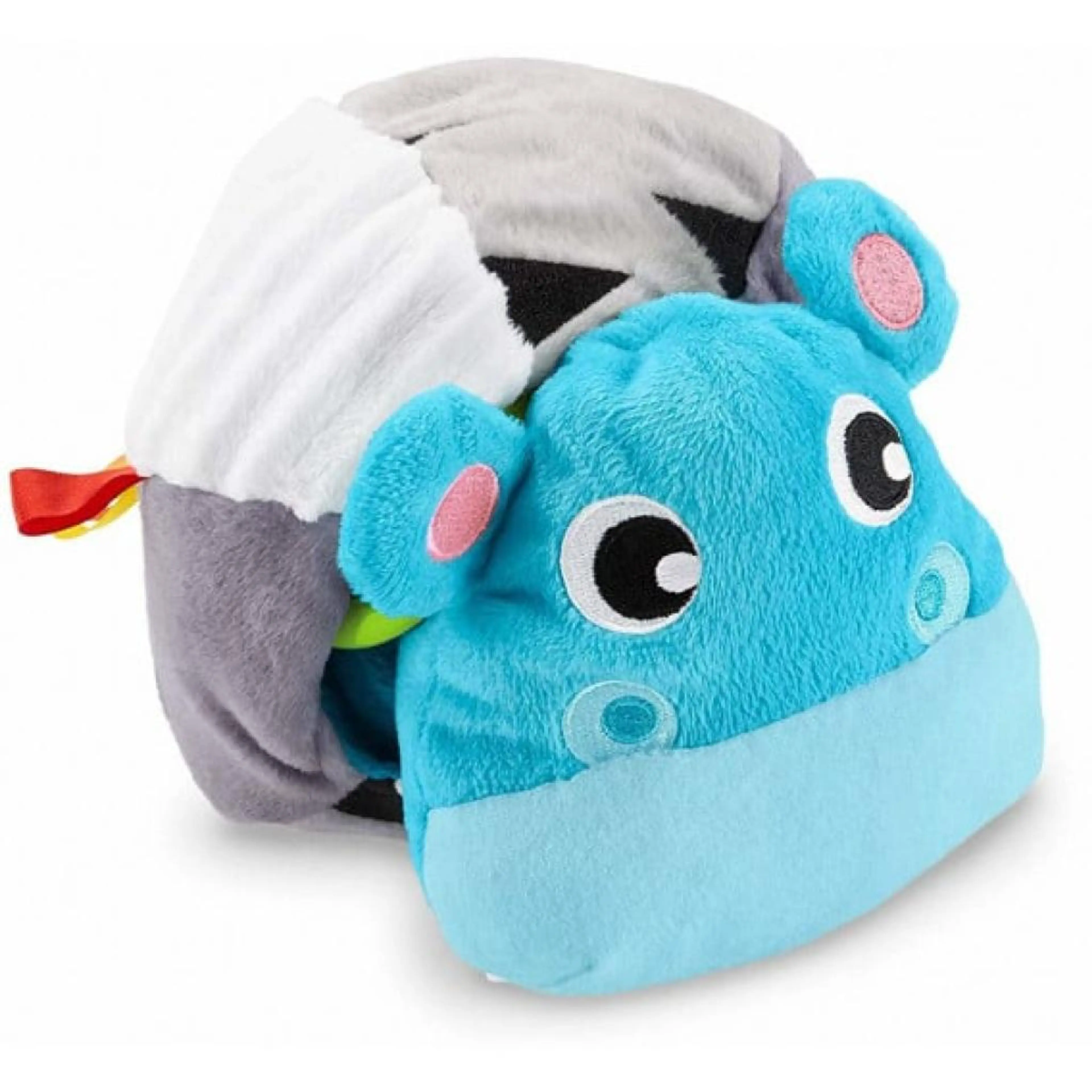 Плюшена играчка Хипопотам 2 в 1, 8.3 x 16.3 x 27.5 см